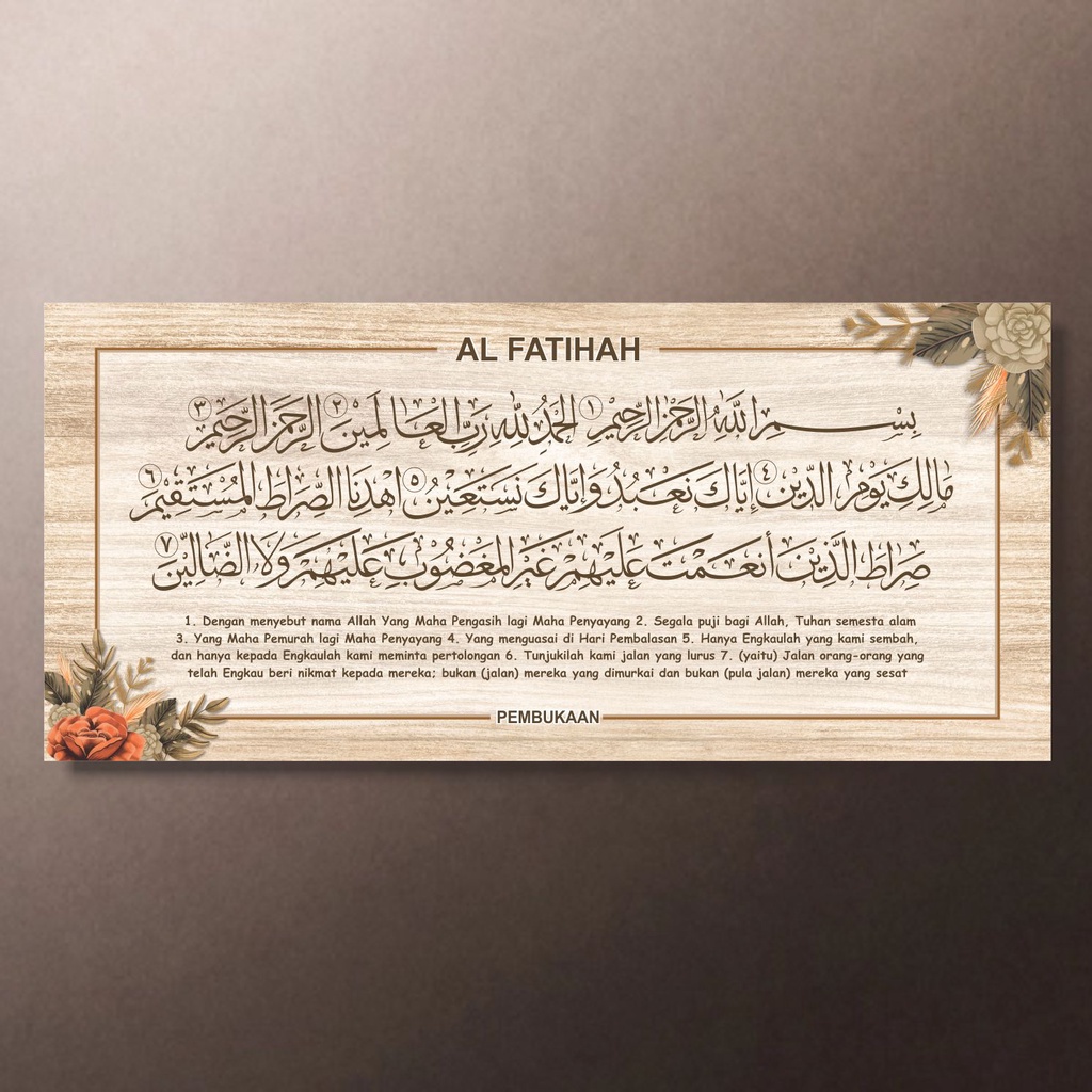 TAFSIR SURAT AL-FATIHAH